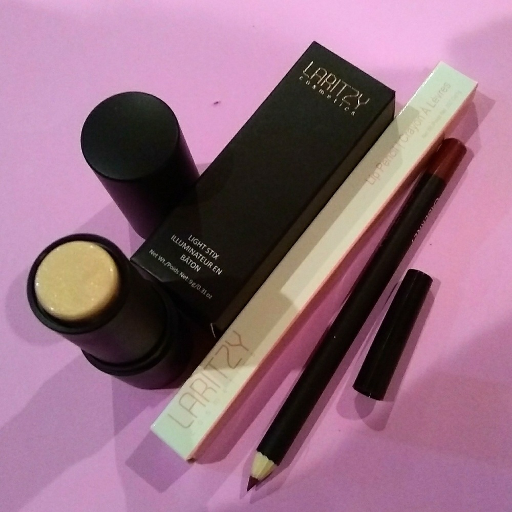 Laritzy Light Stix & Lip Pencil lot- Halo/Cabernet